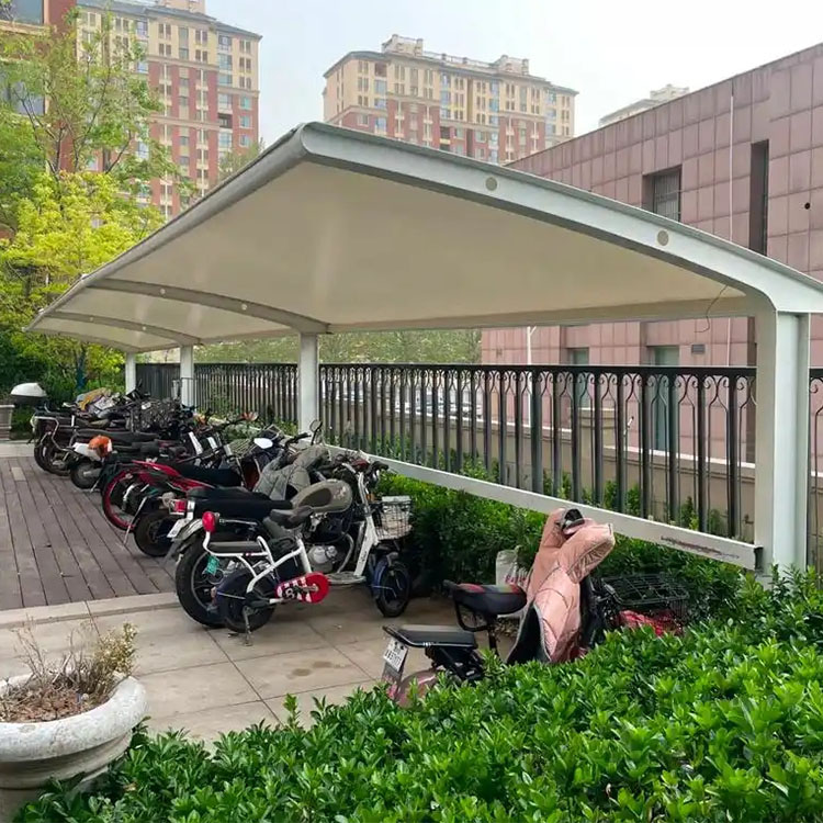 湘潭县膜结构电动车棚